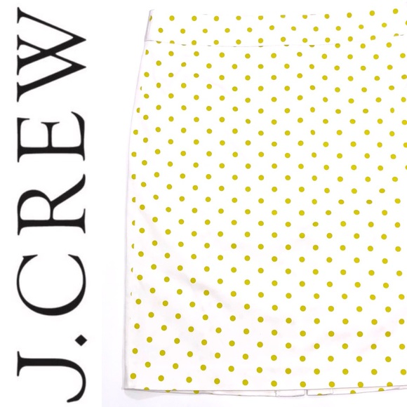 J. Crew Dresses & Skirts - J. Crew Polka Dot Pencil Skirt